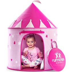 FoxPrint Princess Castle Play Tent with Glow In The Dark Stars, Conveniently Folds in To A Carrying Case, Your Kids Willâ¦ instock